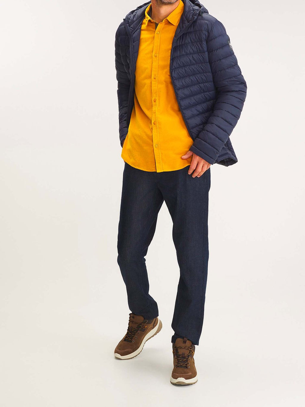 Doudoune Homme Manches Longues Marine - 2
