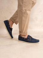 Chaussures Bateau Homme Cuir Marine et Marron - 14