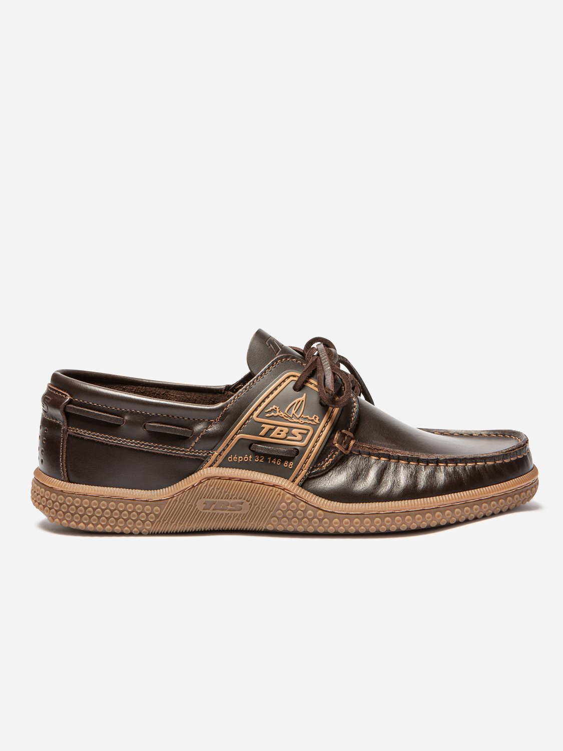 Chaussures Bateau Homme Cuir Marine Foncé - 11