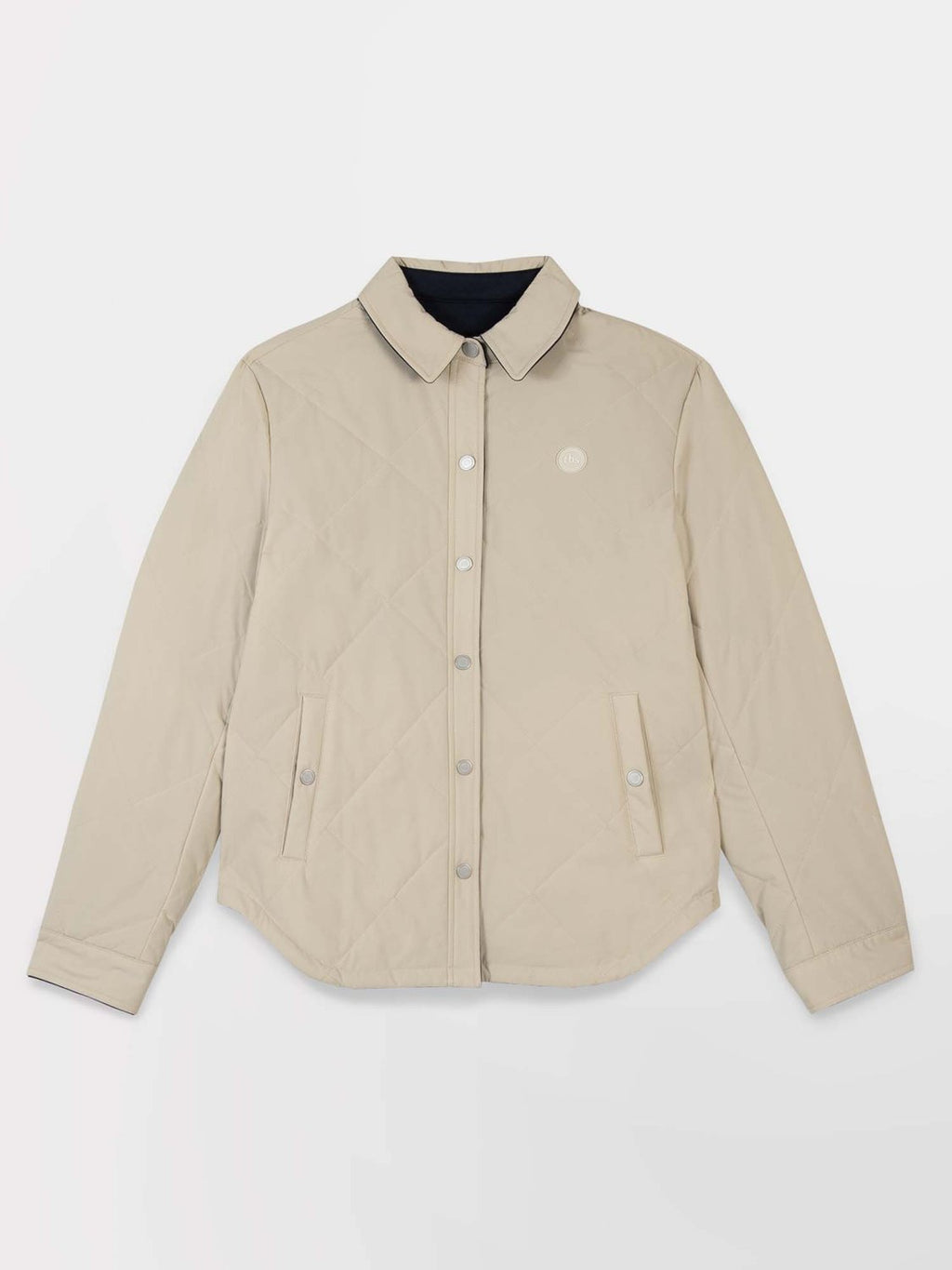 Veste Femme Reversible Esprit Sur Chemise Ivoire et Marine - 2