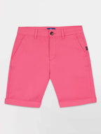 Bermuda Femme Coton Stretch Fuschia - 2