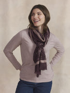 Foulard Femme Textile Synagot et Nymphe CLEOFOU - 1