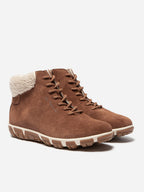 Boots Femme Doublée Feutrine Cuir Marine - 8