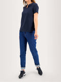 Blouse Femme Légère En CrÃªpe Marine - 1