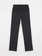 Pantalon Homme Cargo Ceinture Elastiquée Noir - 2