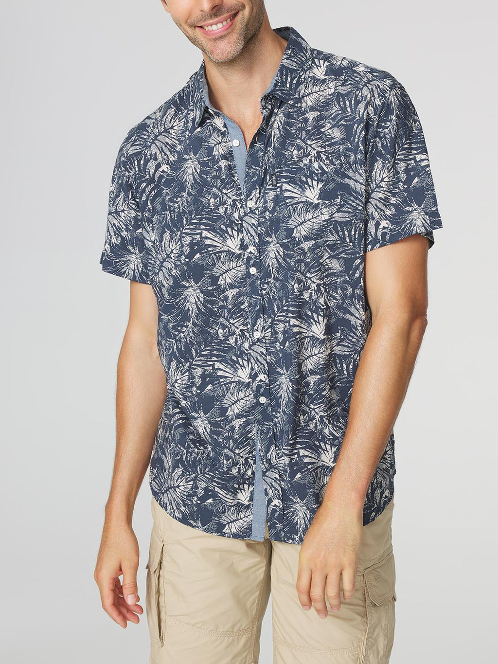 Chemise Homme Imprimés Bleu MILLOCHA - 2