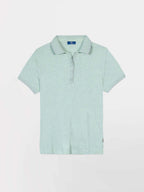 Polo Femme Détail Lurex Coton Vert Clair - 2