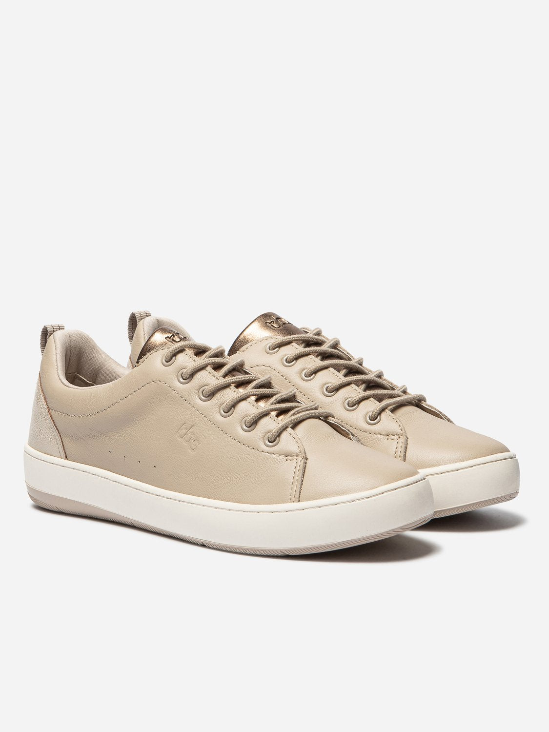 Tennis Femme Confort Dessus Cuir Noir - 4
