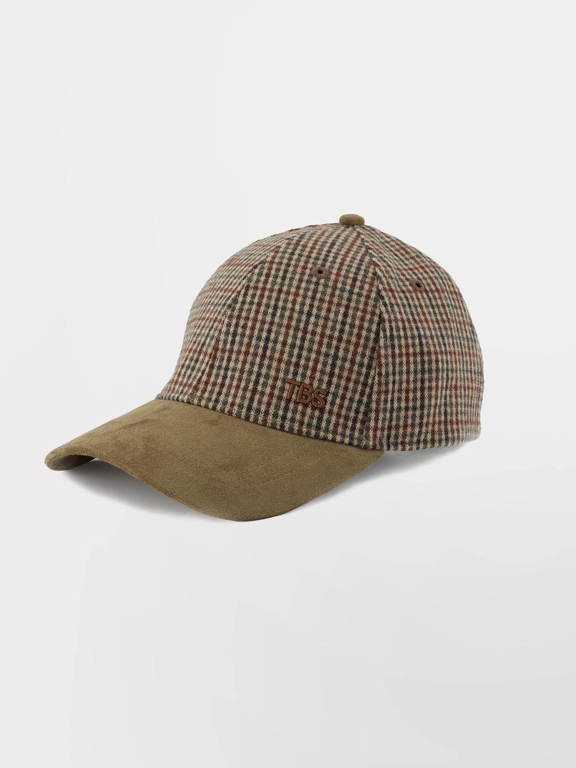 Casquette Homme Textile Carreaux Camel ULYSCAP - 2
