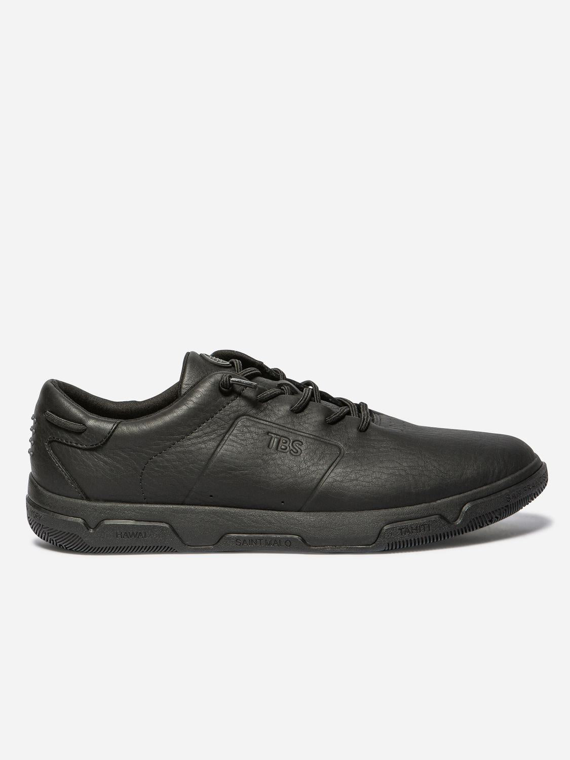 Tennis Homme cuir Noir GELAZZY - 2
