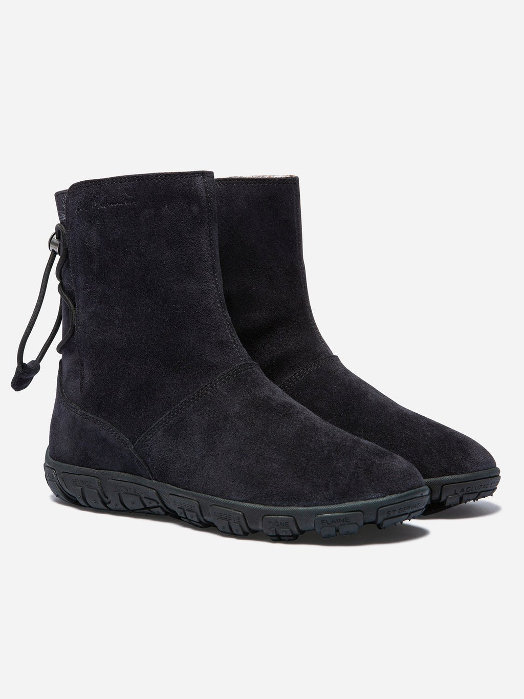 Boots Fourrées Femme Confort Cuir Marine - 2