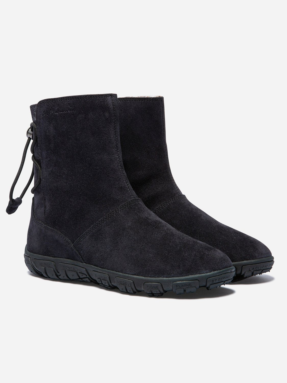 Boots Fourrées Femme Confort Cuir Marine - 2