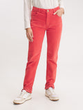 Pantalon Femme Velours côtelé Rose - 1