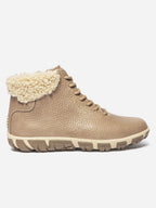 Boots Femme Doublée Feutrine Cuir Marine - 10