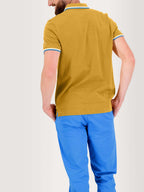 Polo Homme Manches Courtes Coton Biologique Jaune - 2