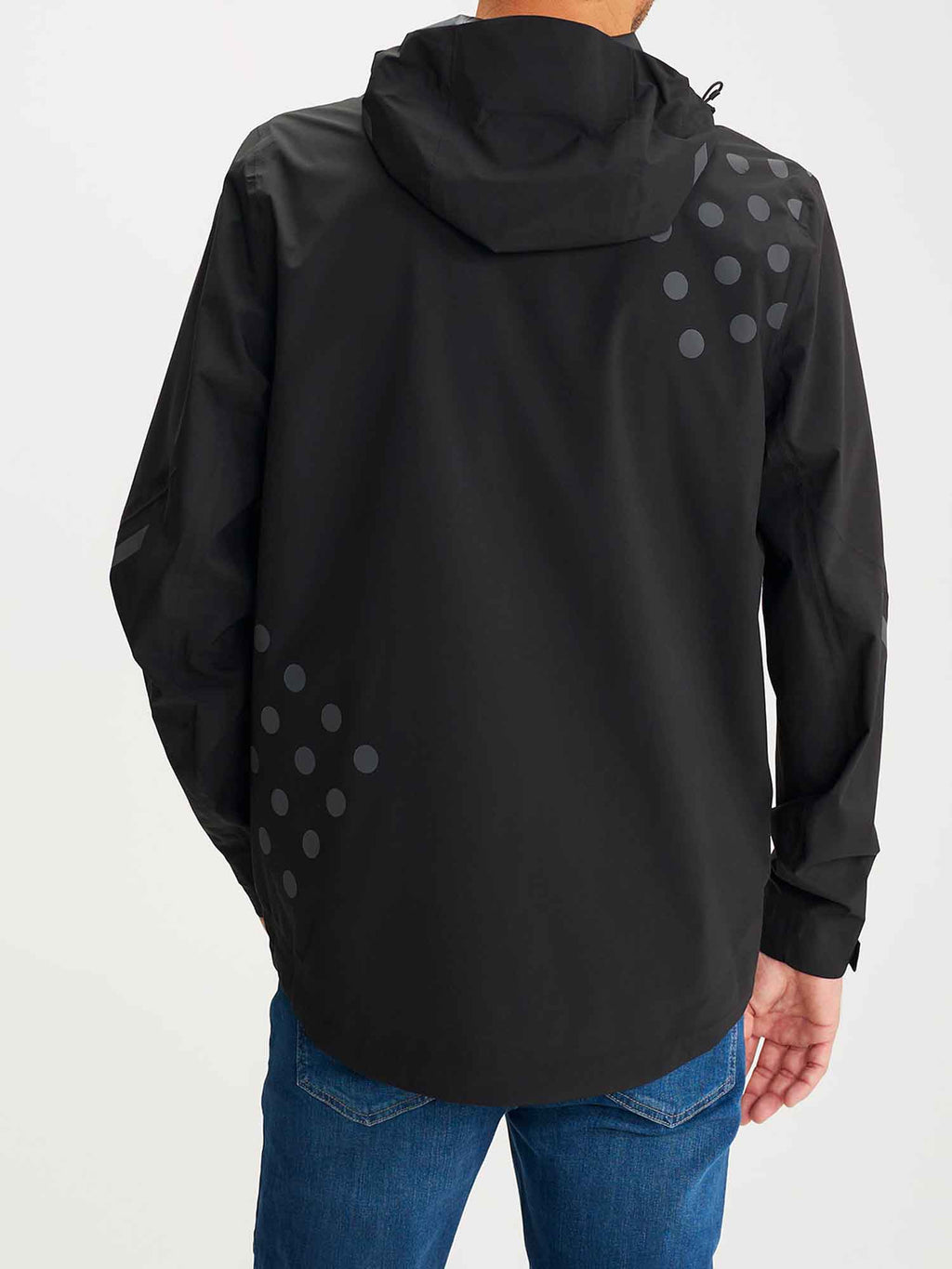 Veste Homme Longue Imperméable Noire - 2