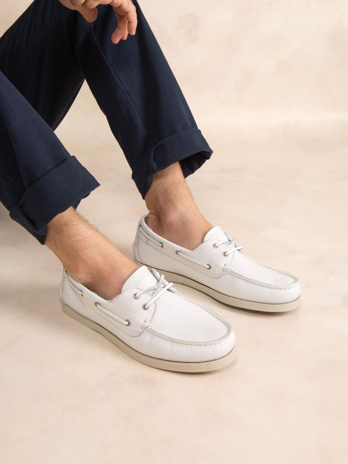 Chaussures Bateau Homme Cuir Marine et Marron - 11