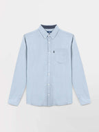Chemise Homme Manches Longues Lin/Coton Jaune - 4