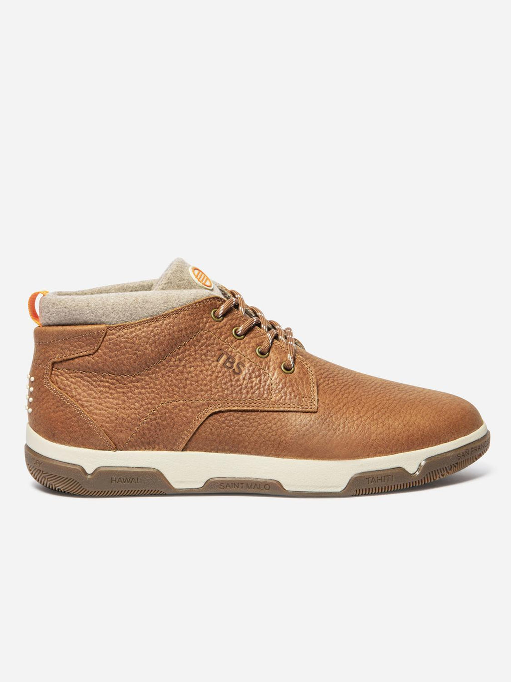 Bottines Homme Doublée Textile Cuir Tan GEDANNO - 2
