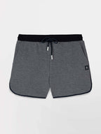 Short Femmme Con Piqué Epais Marine - 2