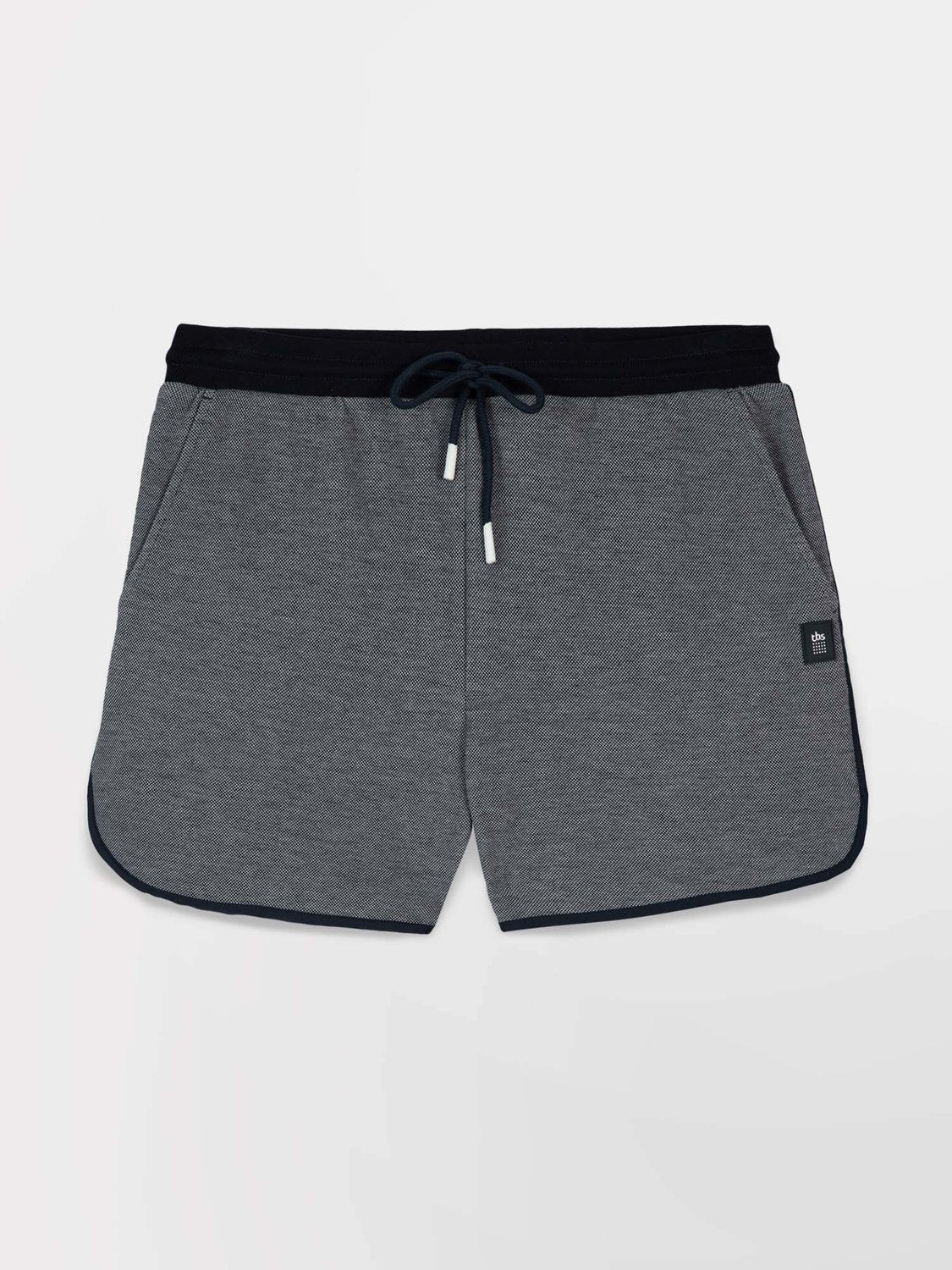 Short Femmme Con Piqué Epais Marine - 2