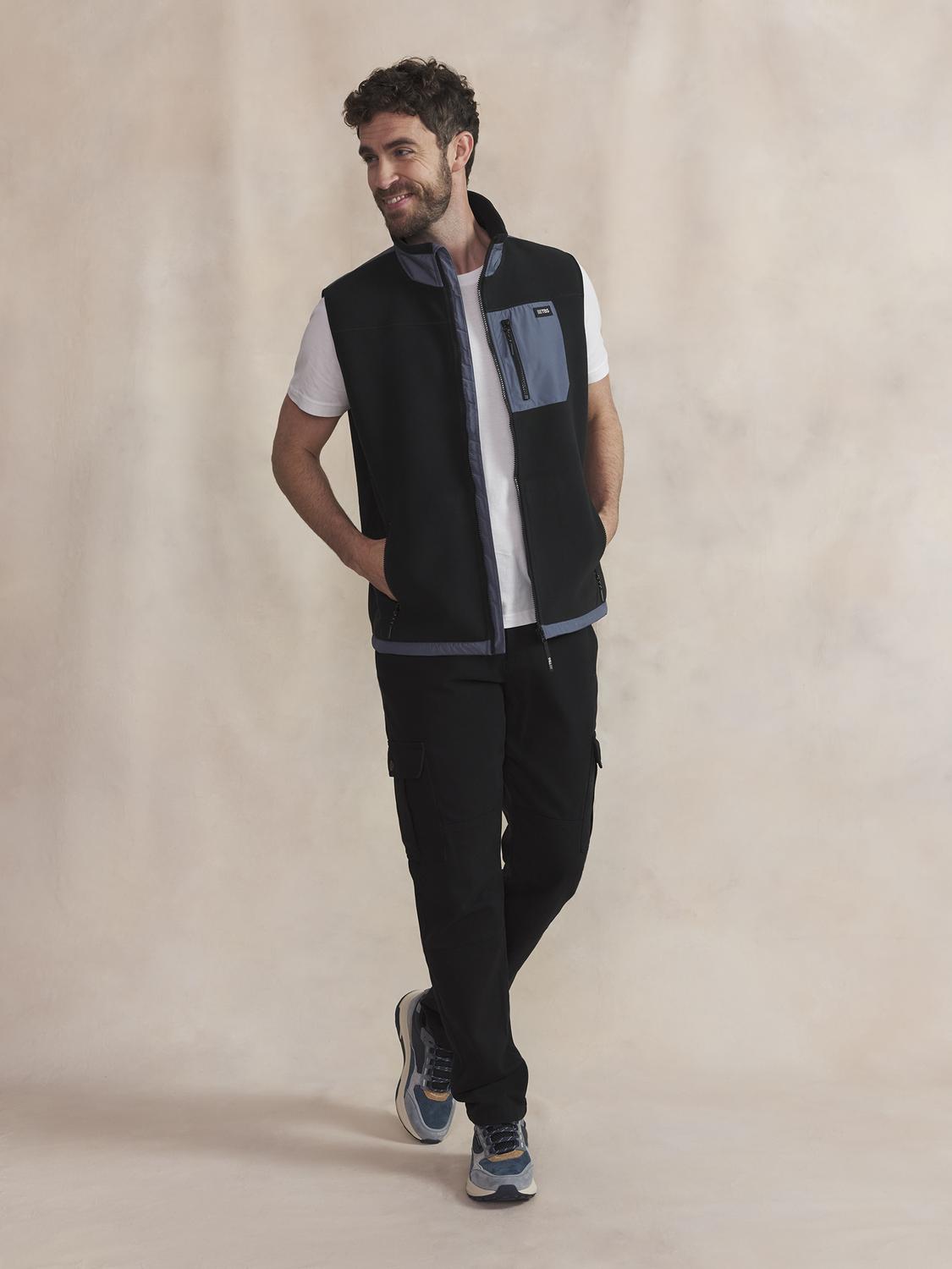 Sweat Zippé Homme Noir CADENSAN - 2