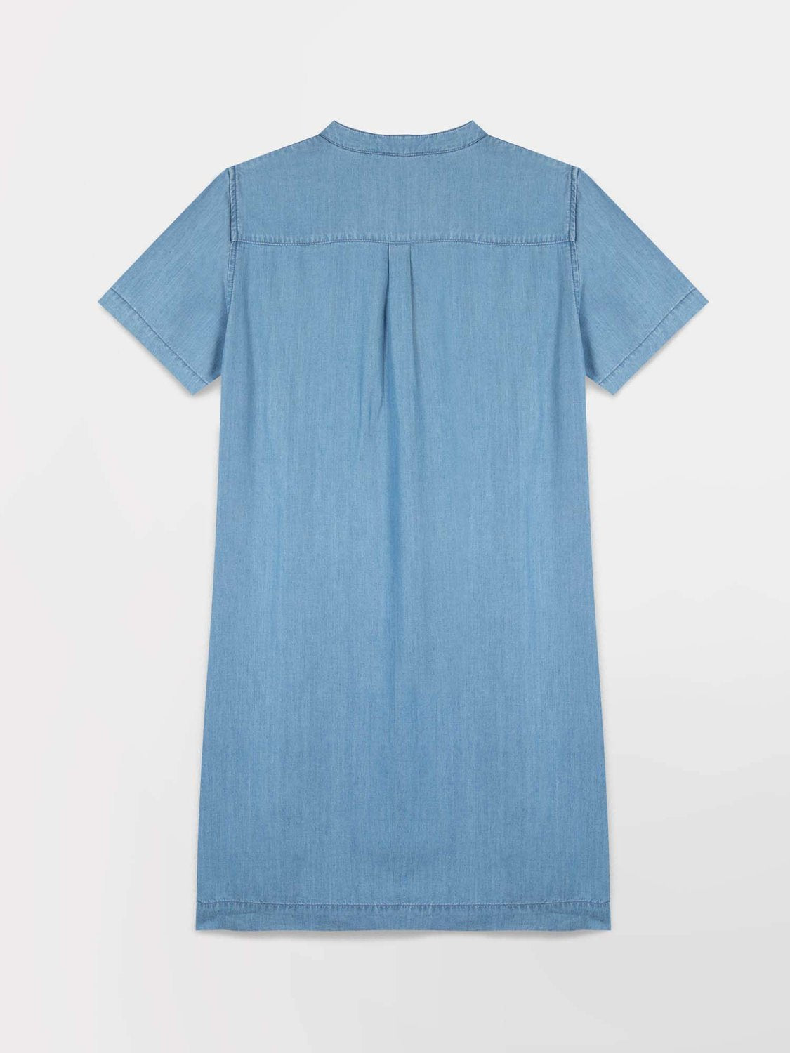 Robe Femme Coupe Droite 4 Poches Lyocell Bleu - 2