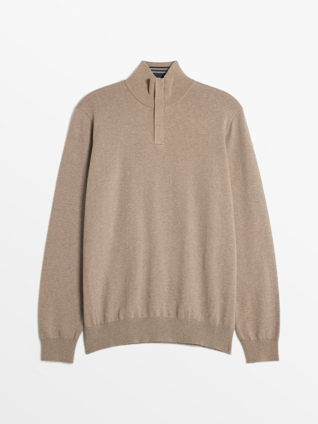 Pull Homme Col Camionneur Bleu - 4