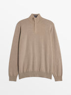 Pull Homme Col Camionneur Bleu - 4