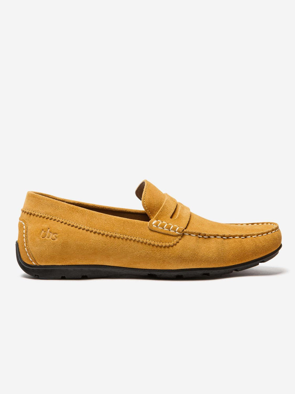Mocassins Homme En Cuir Velours Marine - 5