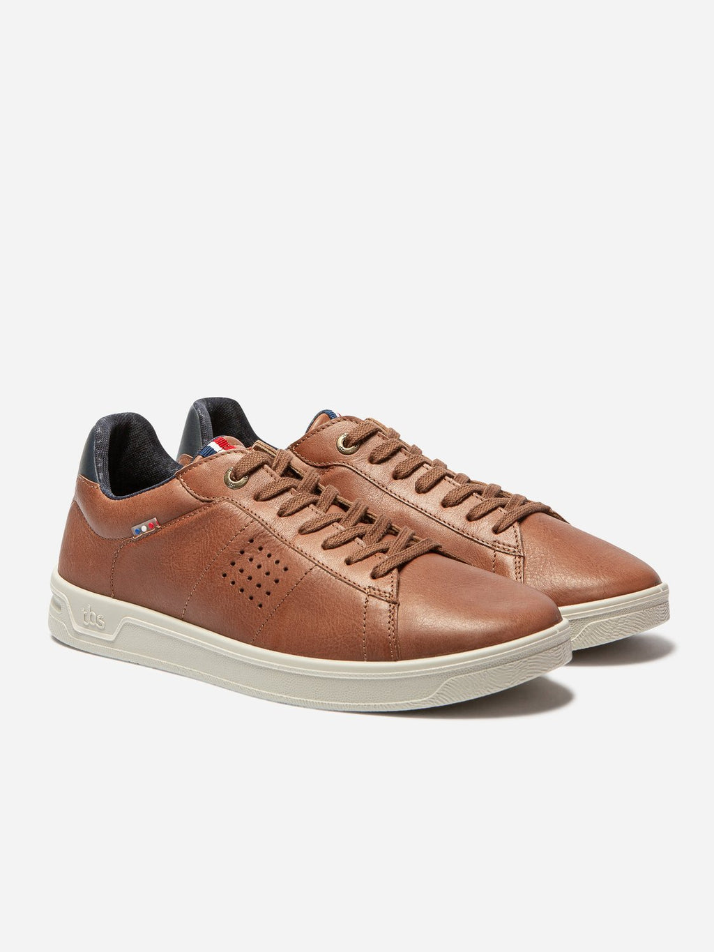 Baskets Homme Fabriquées en France Cuir Marron - 2