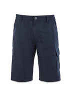 Bermuda Homme Ceinture Semi-Elastiquée Marine - 1