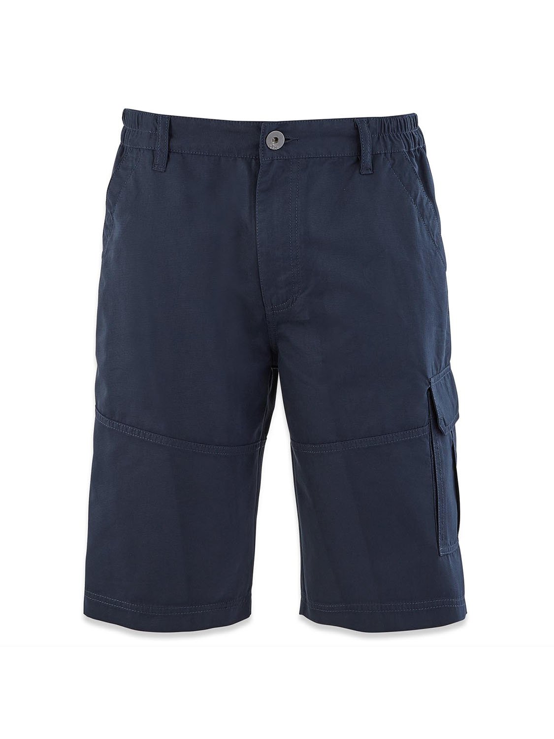 Bermuda Homme Ceinture Semi-Elastiquée Marine - 1