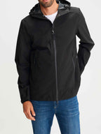 Veste Homme Longue Imperméable Noire - 1