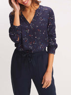 Blouse Femme A Motif Marine - 1