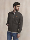 Sweat Zippé Homme Brun LEANNGIL - 1