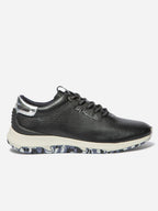 Tennis Femme Confort Cuir Bleu - 12