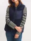 Polaire Femme Sans Manches Marine - 1