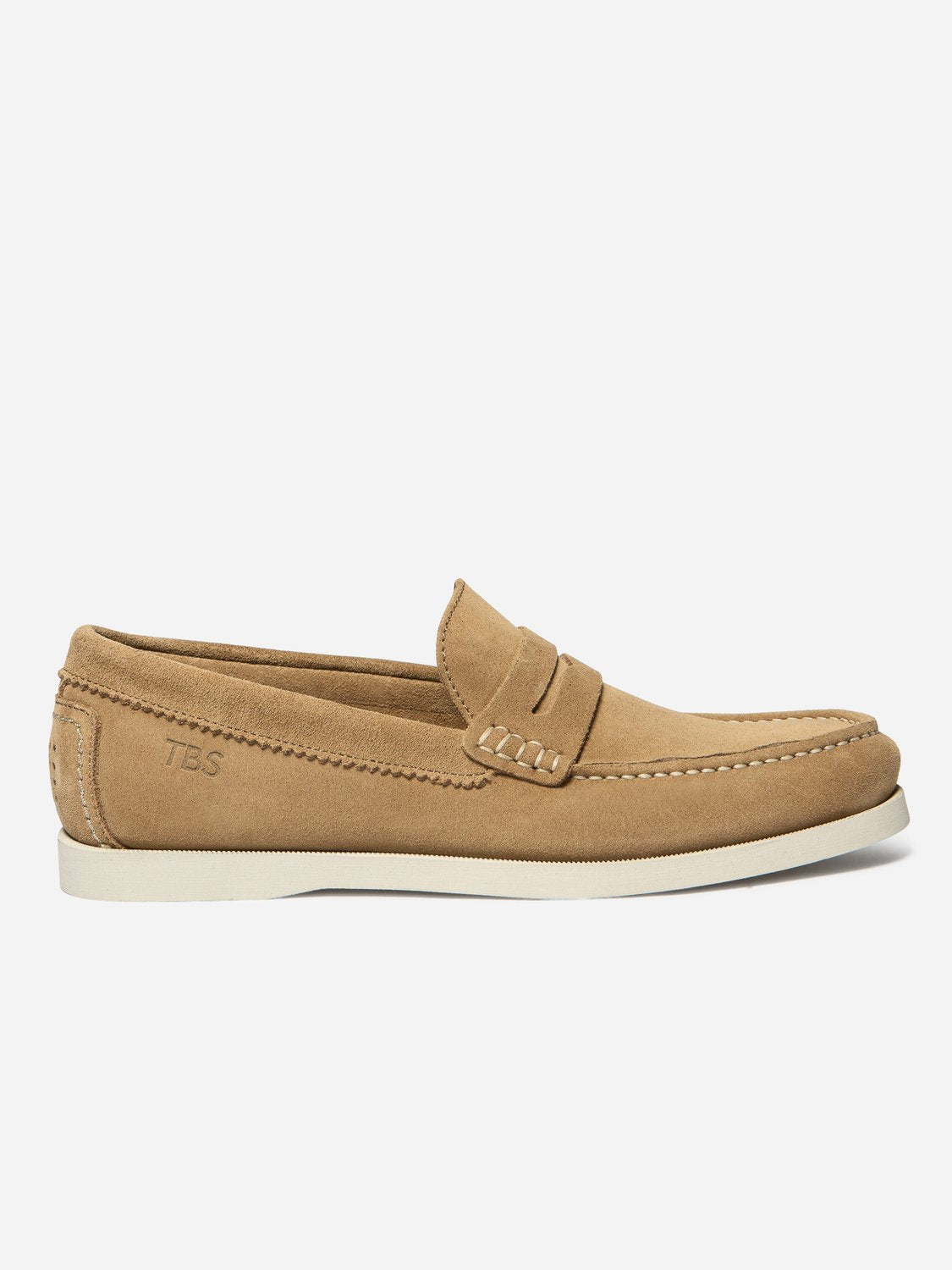Mocassins Homme Souple Cuir Velours Gris Clair - 9
