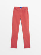 Pantalon Femme Velours côtelé Rose - 2