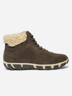 Boots Femme Doublée Feutrine Cuir Marine - 12