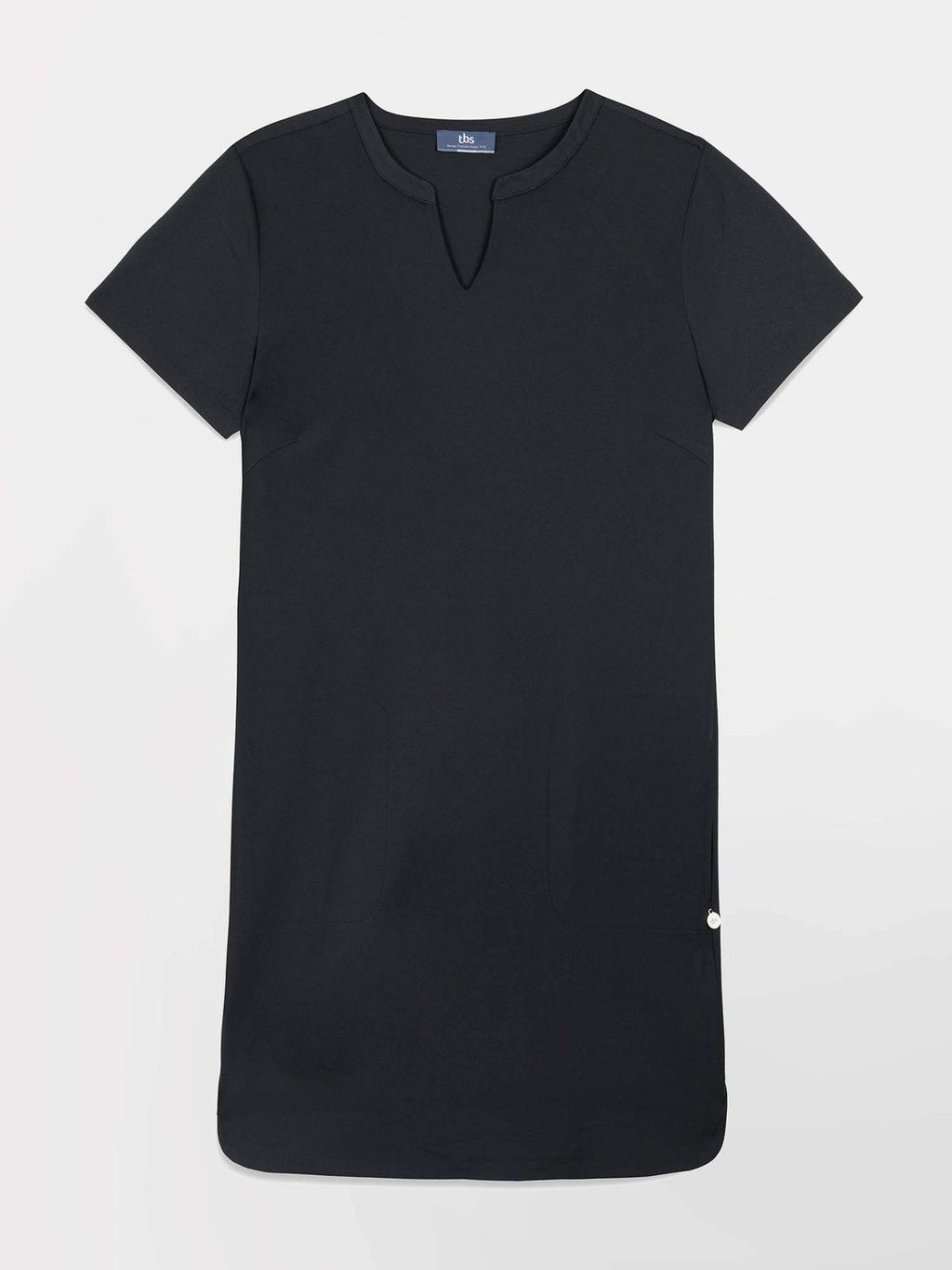 Robe Femme Légère en CrÃªpe Marine - 1