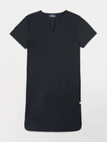 Robe Femme Légère en CrÃªpe Marine - 1