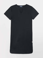 Robe Femme Légère en CrÃªpe Marine - 1