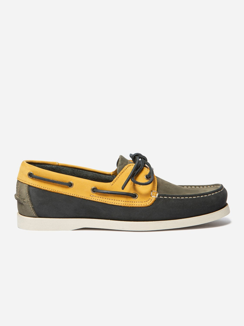 Chaussures Bateau Homme Cuir Marine et Marron - 18