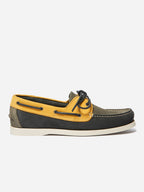 Chaussures Bateau Homme Cuir Marine et Marron - 18