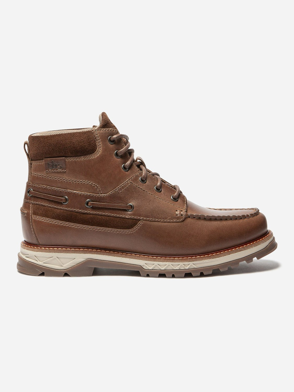 Boots Homme Confort Semelle Crantée Cuir Marron - 2