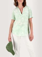 Blouse Femme Légère Floral Bleu - 4