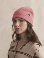 Bonnet Mixte Textile Vieux Rose ERQUY - 1