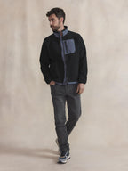 Sweat Zippé Homme Noir CADENZIP - 2